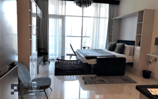 Burj View Studio | High Floor Furnished | Parking –