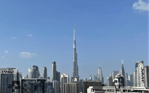 Burj View Studio | High Floor Furnished | Parking –