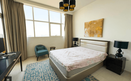 Furnished Studio | Balcony | Prime Location – Ghalia