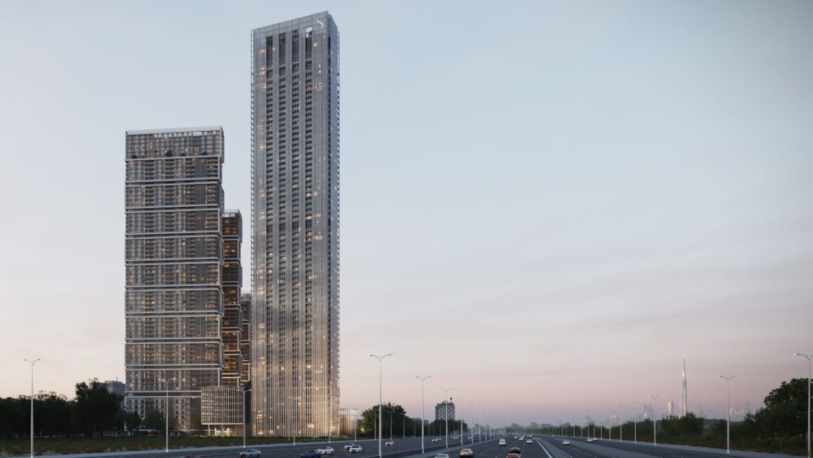 2-bedroom apartment at The Element, Sobha One in Mohammed Bin Rashid City, Dubai, featuring modern living spaces with views of the golf course and Downtown Dubai.-Propertyana real estate in dubai and sharjeh