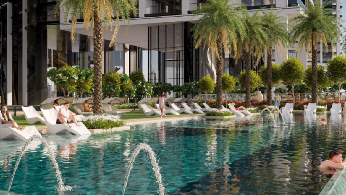 Premium 2-bedroom Type F apartment at The Horizon, Sobha Central, Dubai (Sheikh Zayed Road) with sea and community views.-Propertyana real estate in dubai and sharjeh