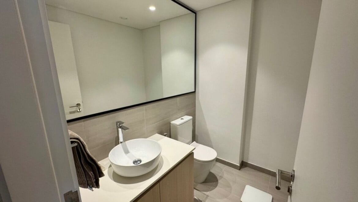 Bright 1-bedroom residential apartment at Wilton Park Residences in Dubai's Mohammed Bin Rashid City, showcasing a spacious layout with a park view.-Propertyana real estate in dubai and sharjeh