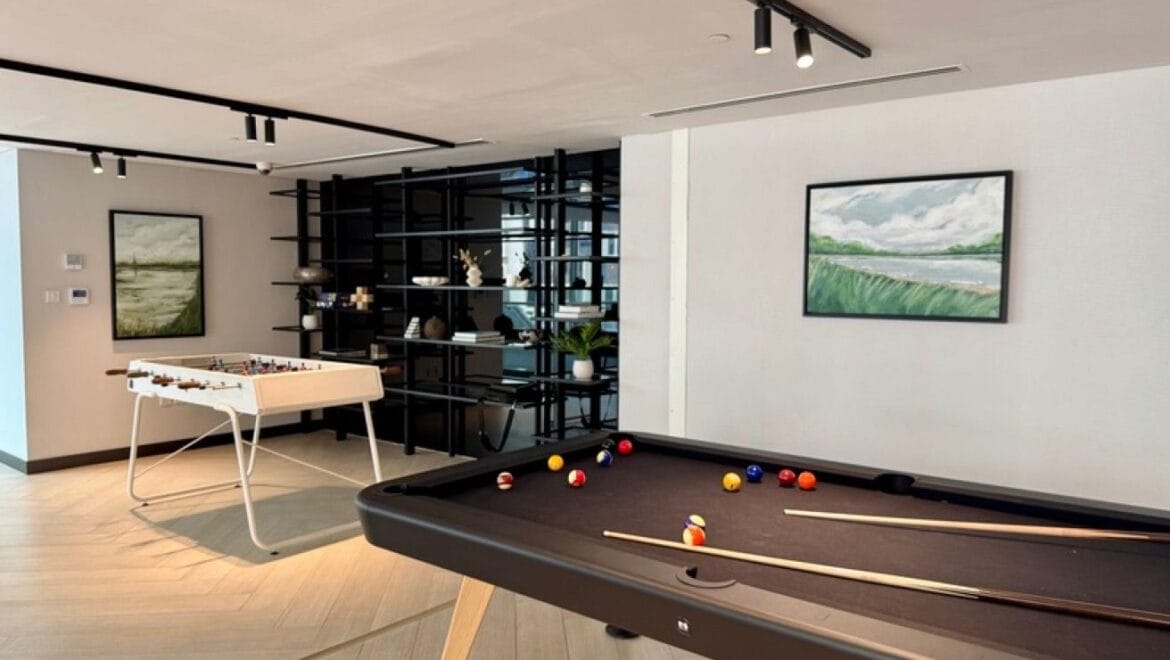 Bright 1-bedroom residential apartment at Wilton Park Residences in Dubai's Mohammed Bin Rashid City, showcasing a spacious layout with a park view.-Propertyana real estate in dubai and sharjeh