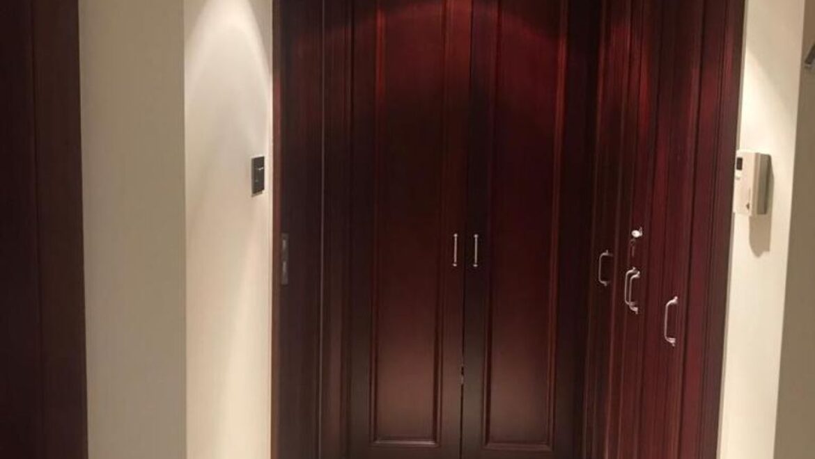 A fully furnished 1-bedroom apartment in Zanzebeel 2, Downtown Dubai, Dubai, featuring a balcony with views of the Burj Khalifa.-Propertyana real estate in dubai and sharjeh