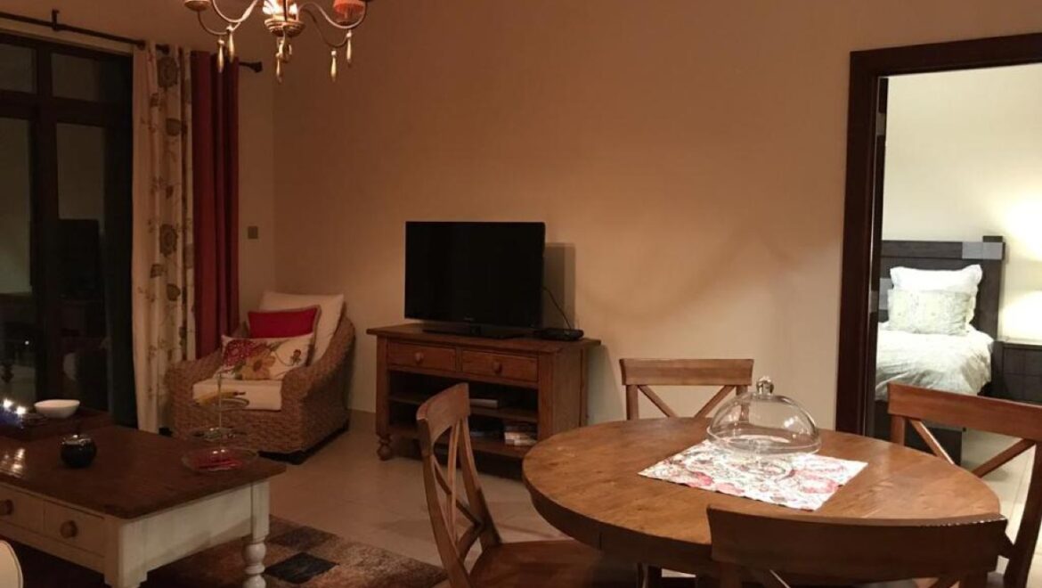 A fully furnished 1-bedroom apartment in Zanzebeel 2, Downtown Dubai, Dubai, featuring a balcony with views of the Burj Khalifa.-Propertyana real estate in dubai and sharjeh