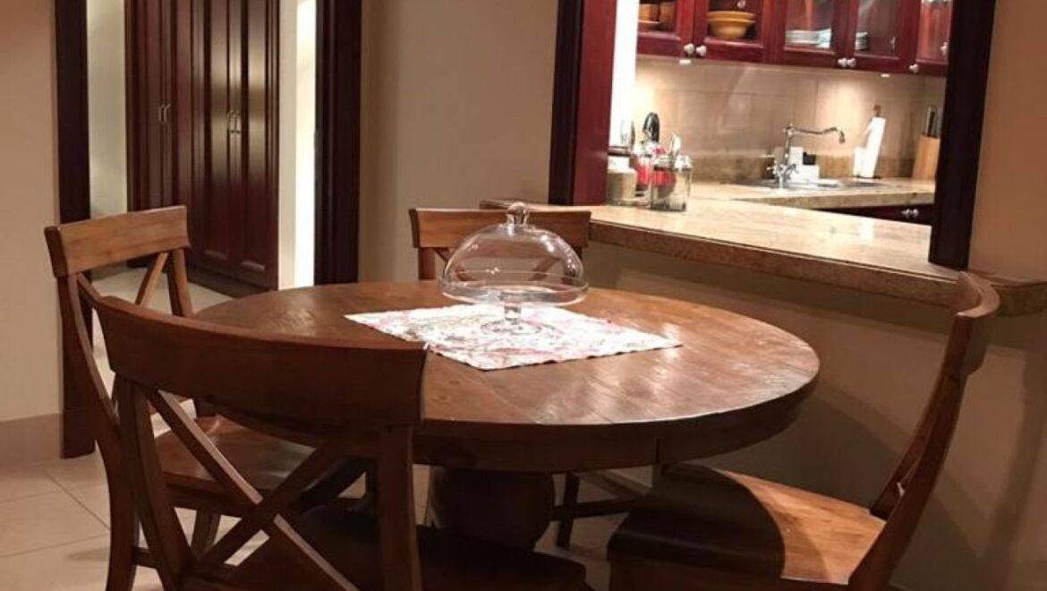 A fully furnished 1-bedroom apartment in Zanzebeel 2, Downtown Dubai, Dubai, featuring a balcony with views of the Burj Khalifa.-Propertyana real estate in dubai and sharjeh