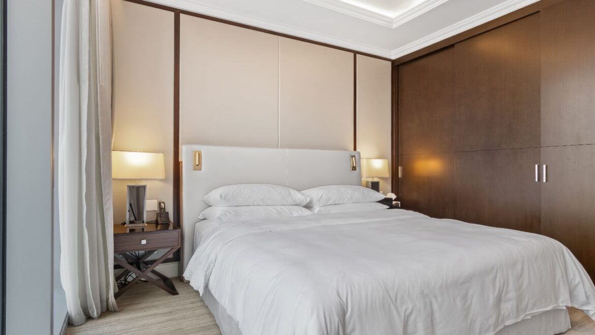 Furnished 1-bedroom apartment at Address Fountain Views, Downtown Dubai, high-floor unit with city skyline view.-Propertyana real estate in dubai and sharjeh