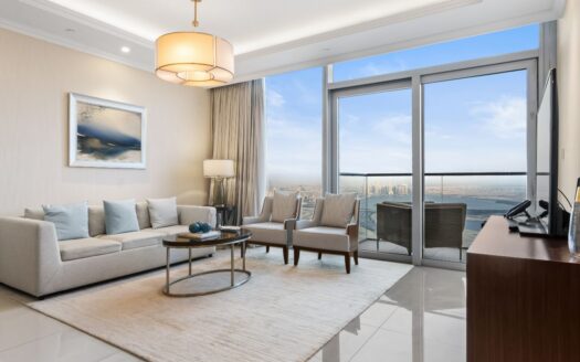 Furnished 1 Bed Address Fountain Views Downtown Dubai