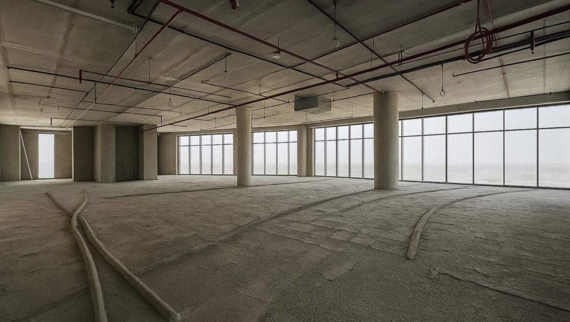 Modern bedroom interior inside a premium retail space in Al Majaz 1, Sharjah, featuring contemporary furnishings and upscale finishes.-Propertyana real estate in dubai and sharjeh