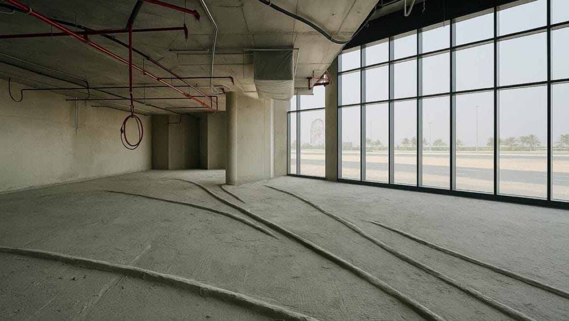 Modern bedroom interior inside a premium retail space in Al Majaz 1, Sharjah, featuring contemporary furnishings and upscale finishes.-Propertyana real estate in dubai and sharjeh