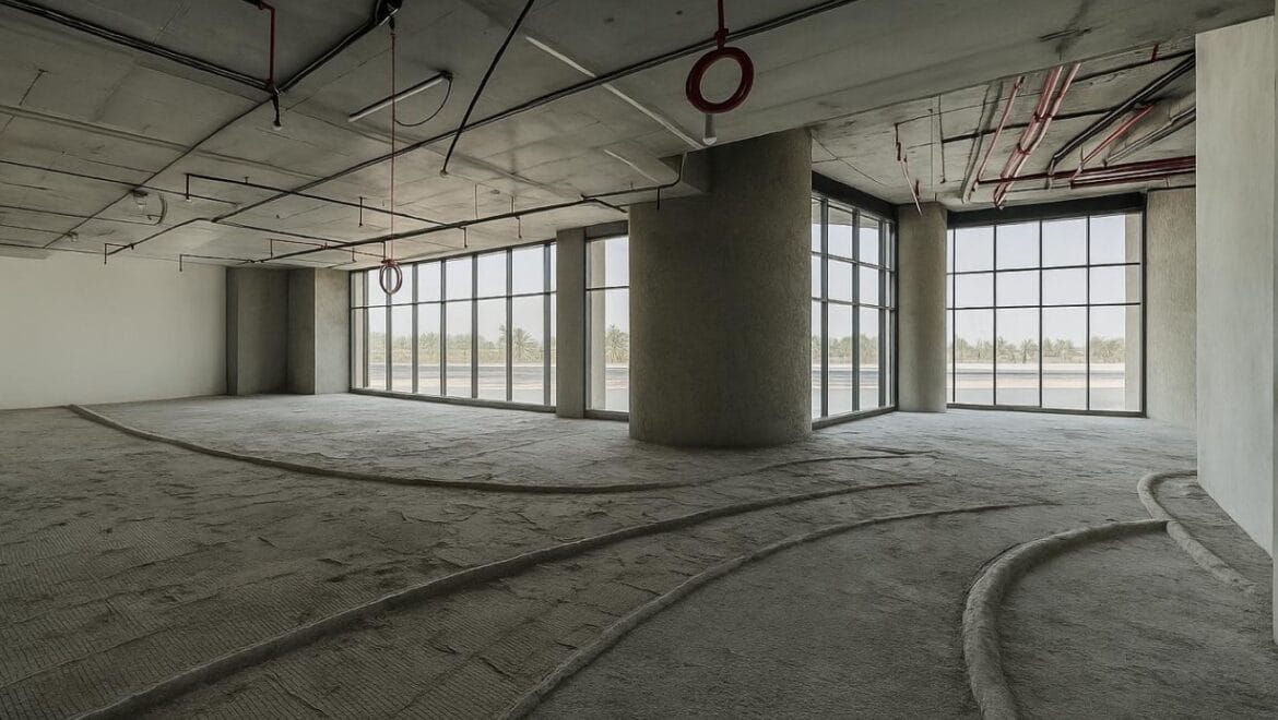 Modern bedroom interior inside a premium retail space in Al Majaz 1, Sharjah, featuring contemporary furnishings and upscale finishes.-Propertyana real estate in dubai and sharjeh