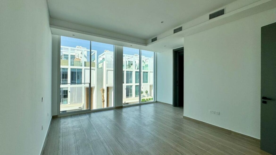 Exterior shot of a brand-new 4-bedroom Ixora Townhouse in Al Barari, Dubai-Propertyana real estate in dubai and sharjeh