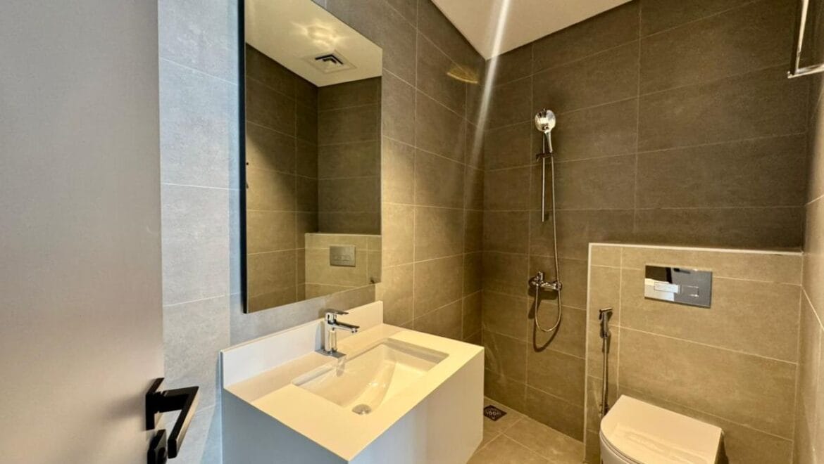 Exterior shot of a brand-new 4-bedroom Ixora Townhouse in Al Barari, Dubai-Propertyana real estate in dubai and sharjeh