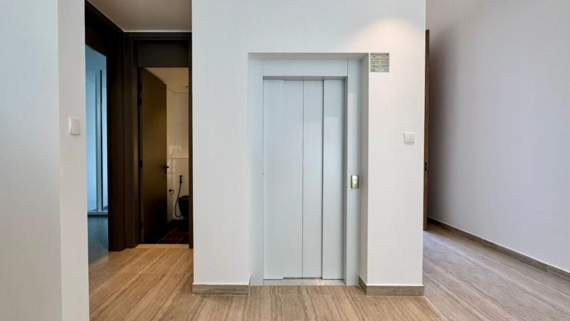 Exterior shot of a brand-new 4-bedroom Ixora Townhouse in Al Barari, Dubai-Propertyana real estate in dubai and sharjeh