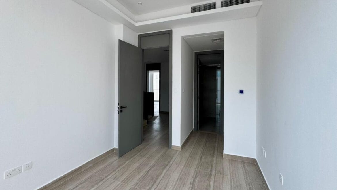 Exterior shot of a brand-new 4-bedroom Ixora Townhouse in Al Barari, Dubai-Propertyana real estate in dubai and sharjeh