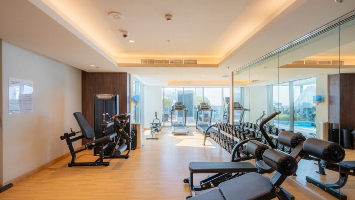 Interior of a 1-bedroom apartment in J ONE Tower A, Business Bay, Dubai, featuring a modern elegant living area.-Propertyana real estate in dubai and sharjeh