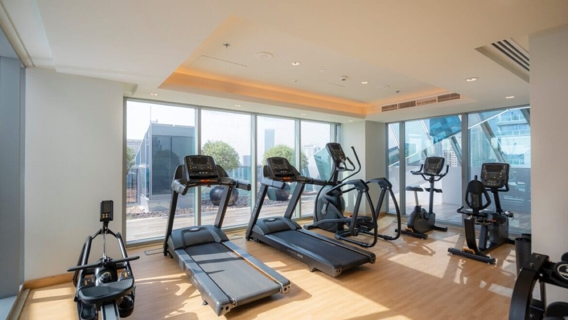 Interior of a 1-bedroom apartment in J ONE Tower A, Business Bay, Dubai, featuring a modern elegant living area.-Propertyana real estate in dubai and sharjeh