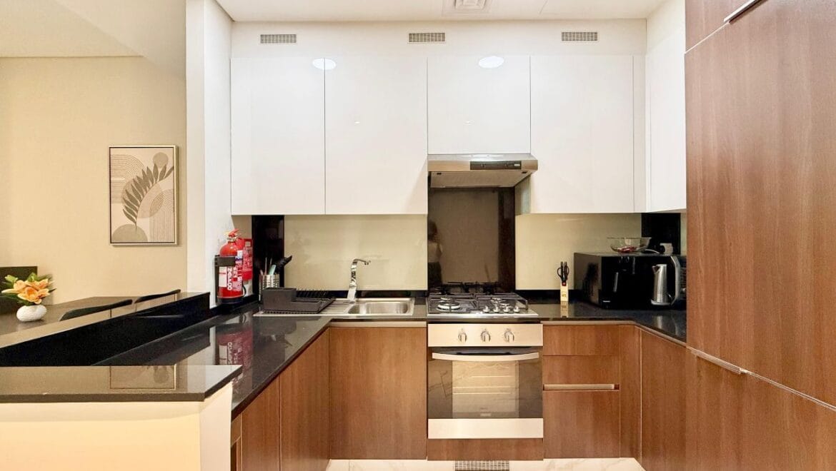 Interior of a 1-bedroom apartment in J ONE Tower A, Business Bay, Dubai, featuring a modern elegant living area.-Propertyana real estate in dubai and sharjeh