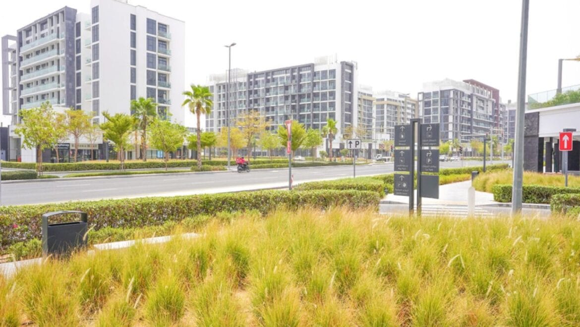 Interior of a bedroom-style showroom in a retail space at Azizi Riviera 20, Meydan, Dubai, showcasing modern furnishings.-Propertyana real estate in dubai and sharjeh