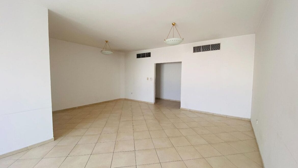 Interior view of a spacious 3-bedroom residential apartment in Al Nabba, Sharjah, located on Main Rolla Street-Propertyana real estate in dubai and sharjeh