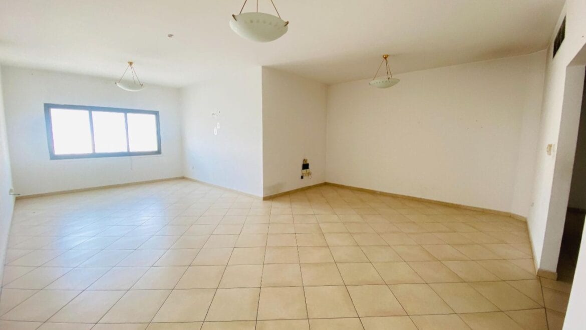 Interior view of a spacious 3-bedroom residential apartment in Al Nabba, Sharjah, located on Main Rolla Street-Propertyana real estate in dubai and sharjeh