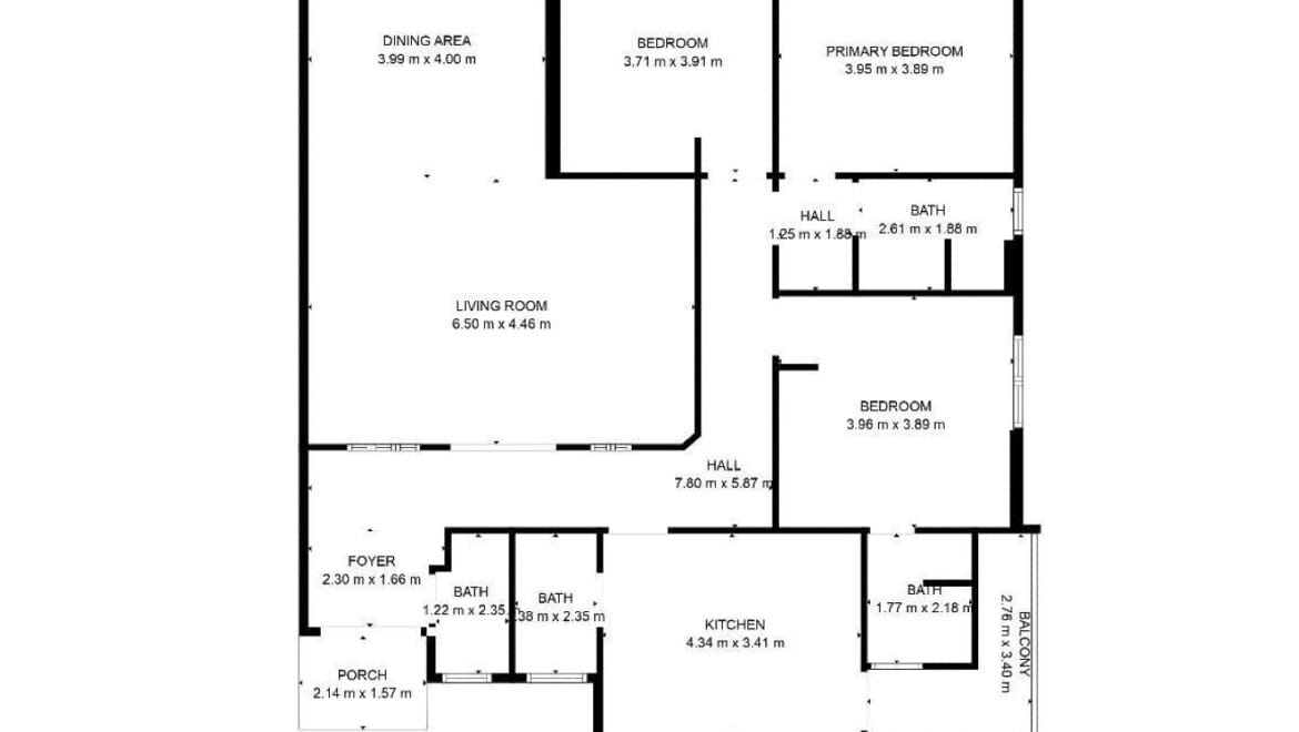 Interior view of a spacious 3-bedroom residential apartment in Al Nabba, Sharjah, located on Main Rolla Street-Propertyana real estate in dubai and sharjeh