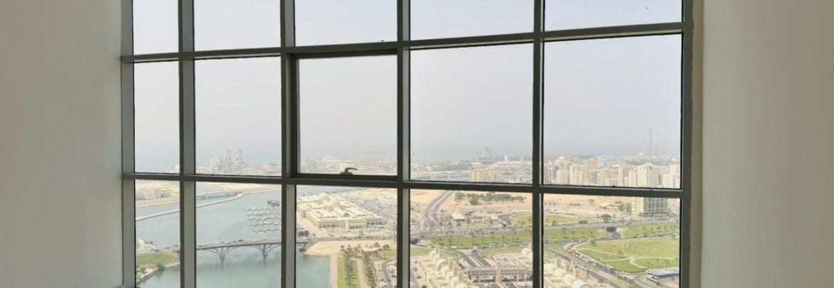 Brand-new 1-bedroom apartment at Crystal Plaza, Al Majaz, Sharjah with full sea view from a high floor-Propertyana real estate in dubai and sharjeh