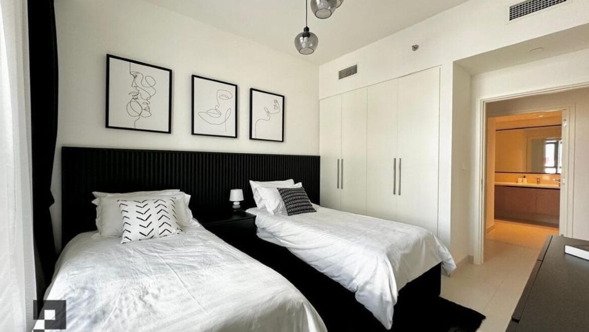 3-bedroom Burj Crown apartment in Downtown Dubai, Dubai, featuring an elegant upgraded living space with modern finishes.-Propertyana real estate in dubai and sharjeh