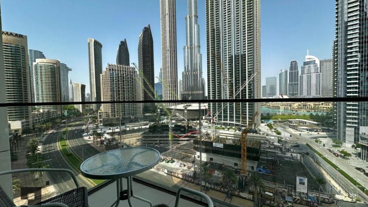 3-bedroom Burj Crown apartment in Downtown Dubai, Dubai, featuring an elegant upgraded living space with modern finishes.-Propertyana real estate in dubai and sharjeh