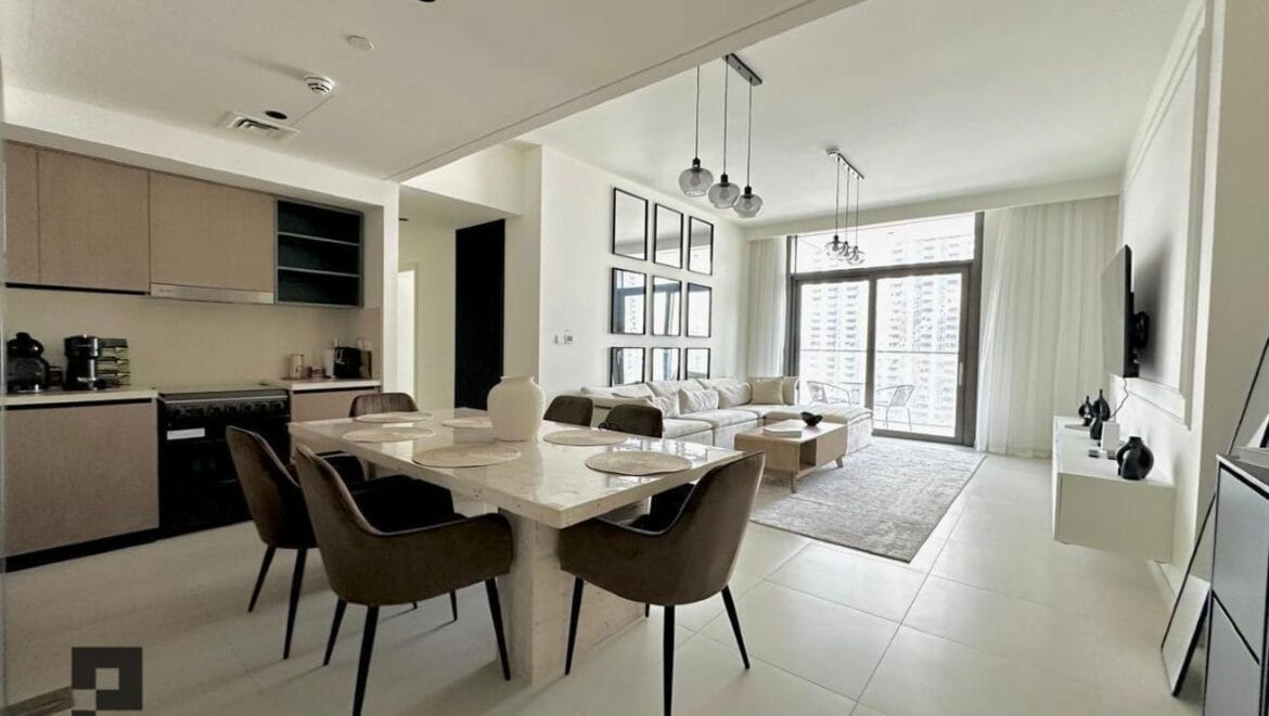 3-bedroom Burj Crown apartment in Downtown Dubai, Dubai, featuring an elegant upgraded living space with modern finishes.-Propertyana real estate in dubai and sharjeh