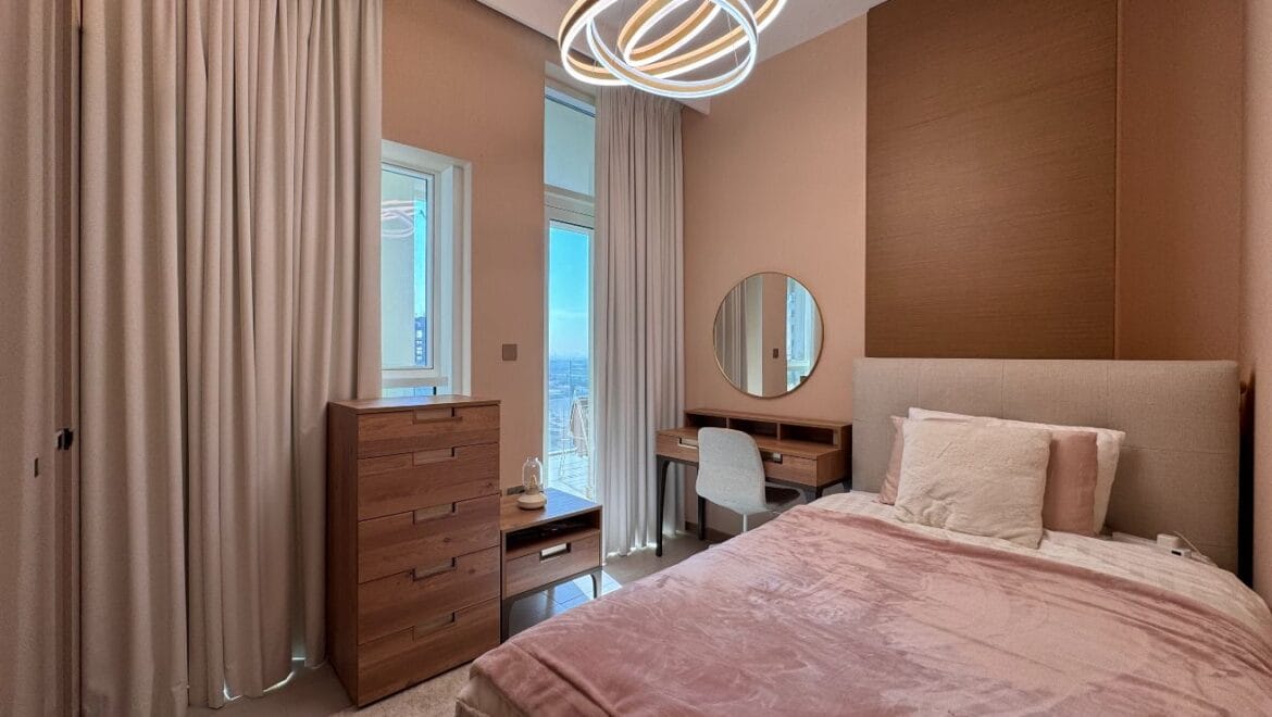 Luxury 3-bedroom residential apartment in Urban Oasis, Business Bay, Dubai with maid's room, private elevator, and canal view.-Propertyana real estate in dubai and sharjeh