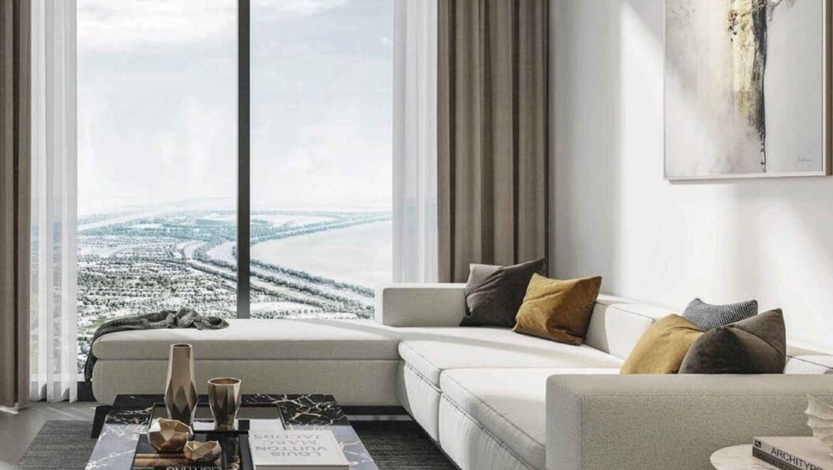 A 1-bedroom residential apartment in Sobha Orbis Tower C, Dubai, Motor City; high-floor unit with a premium, best-layout design.-Propertyana real estate in dubai and sharjeh