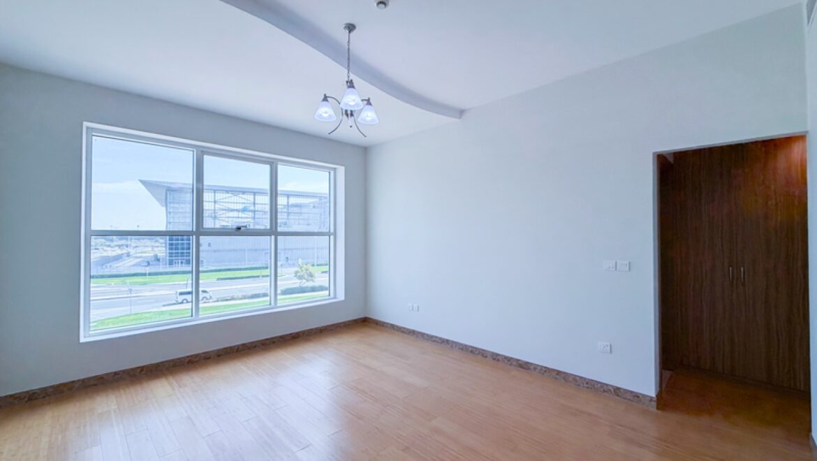 2-bedroom apartment at The Derby Residences 2, Meydan, Dubai, featuring modern living space with a view of the Burj Khalifa.-Propertyana real estate in dubai and sharjeh