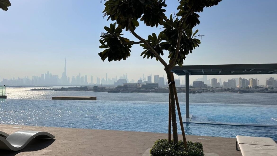 Interior view of a stylish, furnished 1-bedroom apartment at The Grand, Dubai Creek Harbour (The Lagoons), Dubai-Propertyana real estate in dubai and sharjeh