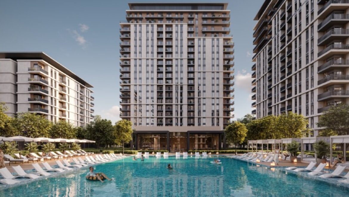 A modern 2-bedroom Park Lane 2B apartment in Dubai Hills Estate, Dubai, featuring bright living spaces with premium city and golf course views.-Propertyana real estate in dubai and sharjeh