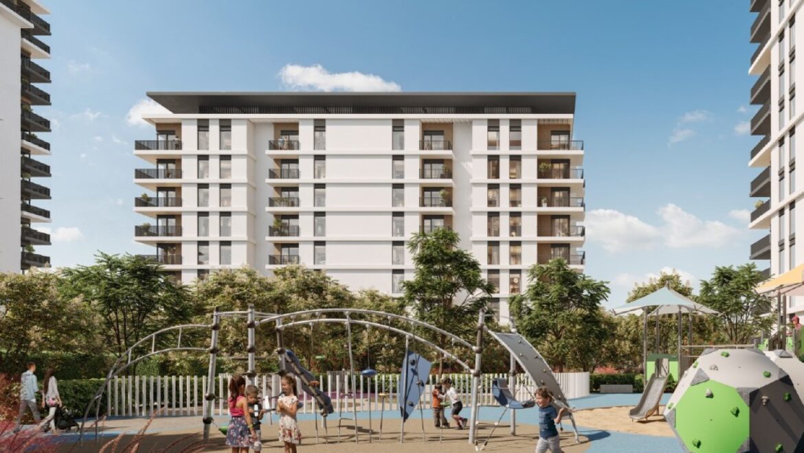 A modern 2-bedroom Park Lane 2B apartment in Dubai Hills Estate, Dubai, featuring bright living spaces with premium city and golf course views.-Propertyana real estate in dubai and sharjeh